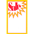 Shelf Talker 'Sale'. Yellow