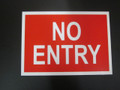 No Entry A5