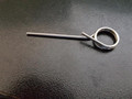 Single Prong Stainless Steel Pin for laminated food tickets,
