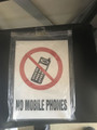 A 4 No Mobile Phones Sign