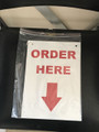 A 4 Order Here Sign