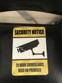 A 4 Security Notice Sign
