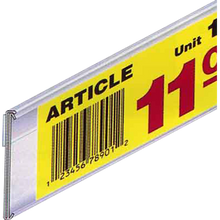 52 mm high Data Strip by 1200 mm long.