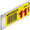 52 mm high Data Strip by 1200 mm long.