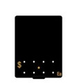 Picture shown is actually size 7 ticket but is shown to show what gold printing looks like on black ticket with holes for interchangeable pricing.