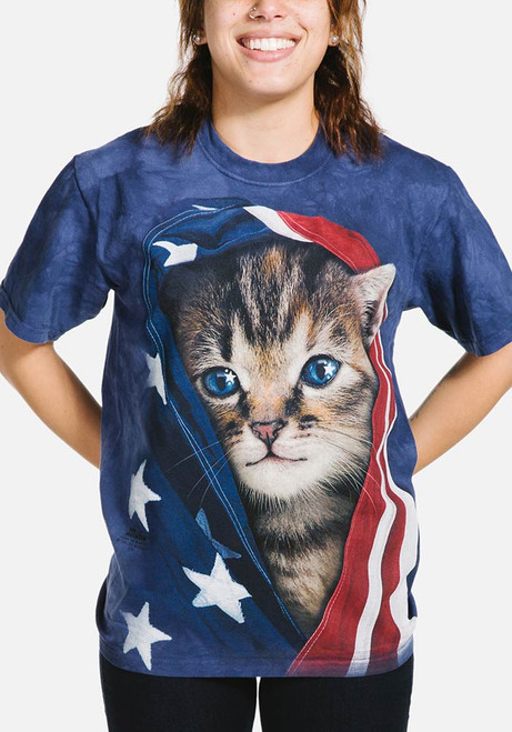 Patriotic Kitten T-Shirt