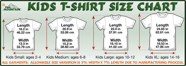 DaPlugLLC Urban Street Wear Size Chart