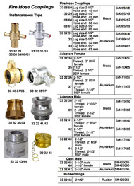 IMPA 333235 ADAPTER INSTANTANEOUS / JOHN MORRIS BRASS 21/2