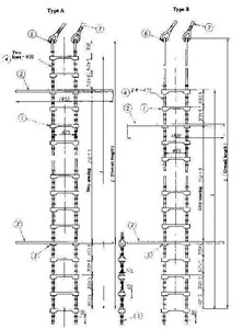 IMPA 232001 PILOT ROPE LADDER 9 mtr. WOODEN STEPS+SPREADERS-EMPA