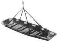 IMPA 391391 Stretcher basket type, complete with lifting slings