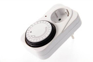 IMPA 550890 TIMER SWITCH FOR SOCKET WITH EARTH 24 HOURS