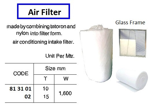 Impa Air Filter Viledon T15 250 Per Mtr Width 0cm