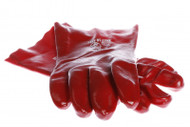 IMPA 190132 WORKING GLOVE PVC RED BROWN PVC LINED 270 MM 11