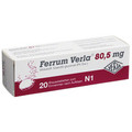 FERRUM VERLA 80,5mg Brausetabletten (Effervescent Tablets) 20st