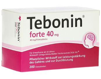 Dicteren een vuurtje stoken verdrietig Tebonin Forte 40mg Tabletten (Tablets) 200st - Worldwide Shipping PaulsMart  Europe
