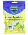 Wick Zitrone & Natürliches Lemon & Menthol Bonbons ohne Zucker (Sugar Free) 72g