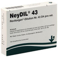 NeyDil Nr. 43 Revitorgan Dil 4X (D4) Pro Vet (Animal Care) Ampullen (Ampoules) 5 x 2ml