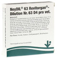 NeyDil Nr. 63 Revitorgan Dil. 4X (D4) Pro Vet (Animal Care) Ampullen (Ampoules) 5 x 2ml