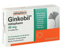 Ginkobil Ratiopharm 40mg Filmtabletten (Coated Tablets) 60st