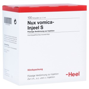 NUX VOMICA INJEEL S Ampullen 100 Stück – Homöopathisches Arzneimittel