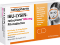 Ibu-Lysin Ratiopharm 400mg Filmtabletten (Coated Tablets) 20st