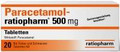 Paracetamol-Ratiopharm 20 x 500mg Tabletten (Tablets)