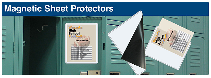 8.5 x 11 Magnetic Sheet Protectors Sleeves