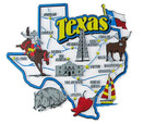 USA map state magnet - TX