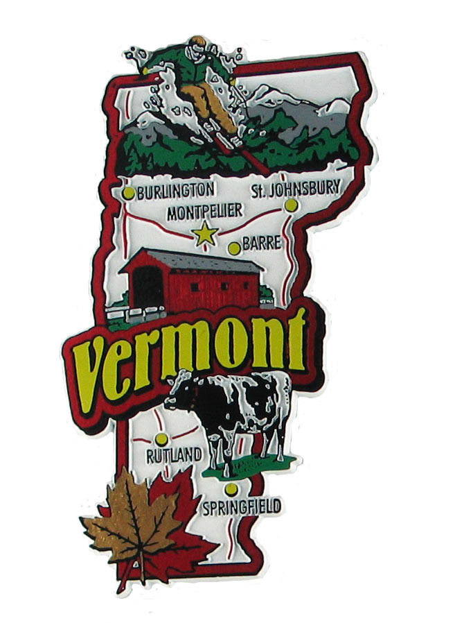 Vermont USA Map State Magnet Magnetic - Apipipkem 87552.1567720637.900.900 