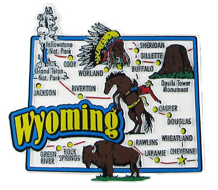 IDAHO JUMBO STATE MAP MAGNETS NEW USA 3 MAGNETS Details about / MONTANA WYOMING