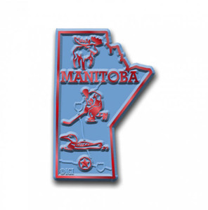 Canadian Province Magnet Manitoba with Capital