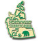 Canadian Territories Magnet Northwest Territories with Capital