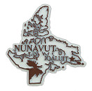 Territory Magnet Nunavut with capital