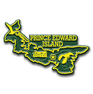 Canadian Province Magnet Prince Edward Island with Capital