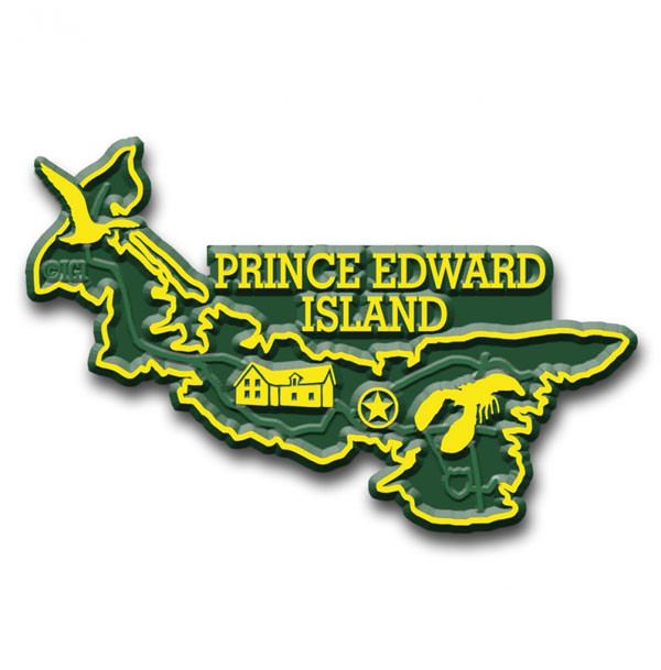 Prince Edward Island-4 Color Canadian Province Fridge Magnet