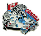 Canada country shaped magnetic map