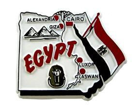 Egypt country shaped magnetic map