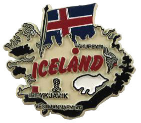 Reykjavik Iceland Fridge Magnet Souvenir Neu 