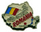 Romania country shaped magnetic map