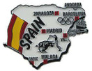 Spain country shaped magnetic map