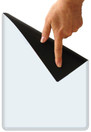 2.5x3.5 Plastic Magnetic Sign Holder
