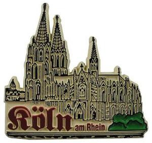Köln Cologne Dom Buchstaben Magnet Poly Relief 12cm  Germany Souvenir 