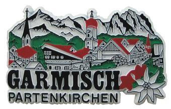 Garmisch Partenkirchen Zugspitze Eibsee,Germany Magnet Set Souvenir,6 tlg.,Neu 