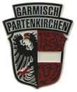 Garmisch-Partenkirchen Crest, Europe souvenir magnet