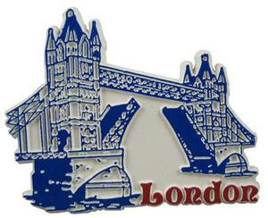 London Holz Magnet Großbuchstaben,Tower Bridge,12,5 cm,Souvenir Großbritannien 