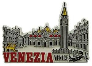Fridge magnet with view of  Venice 