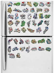 Kansas State Flag FRIDGE MAGNET Kansas State Flag FRIDGE MAGNET