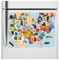 50 US States and Canada Magnet Set and Collector's Map - Heavy Board alternative.