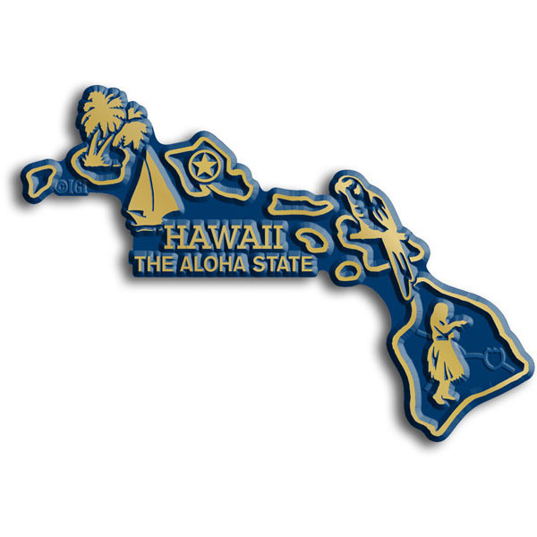 HAWAII JUMBO FRIDGE MAGNET ALOHA STATE PACIFIC BEACHES UNITED STATES SURF HAWAII JUMBO FRIDGE MAGNET ALOHA STATE PACIFIC BEACHES UNITED STATES SURF