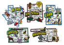 CO, NM, OK, TX, UT map state magnets